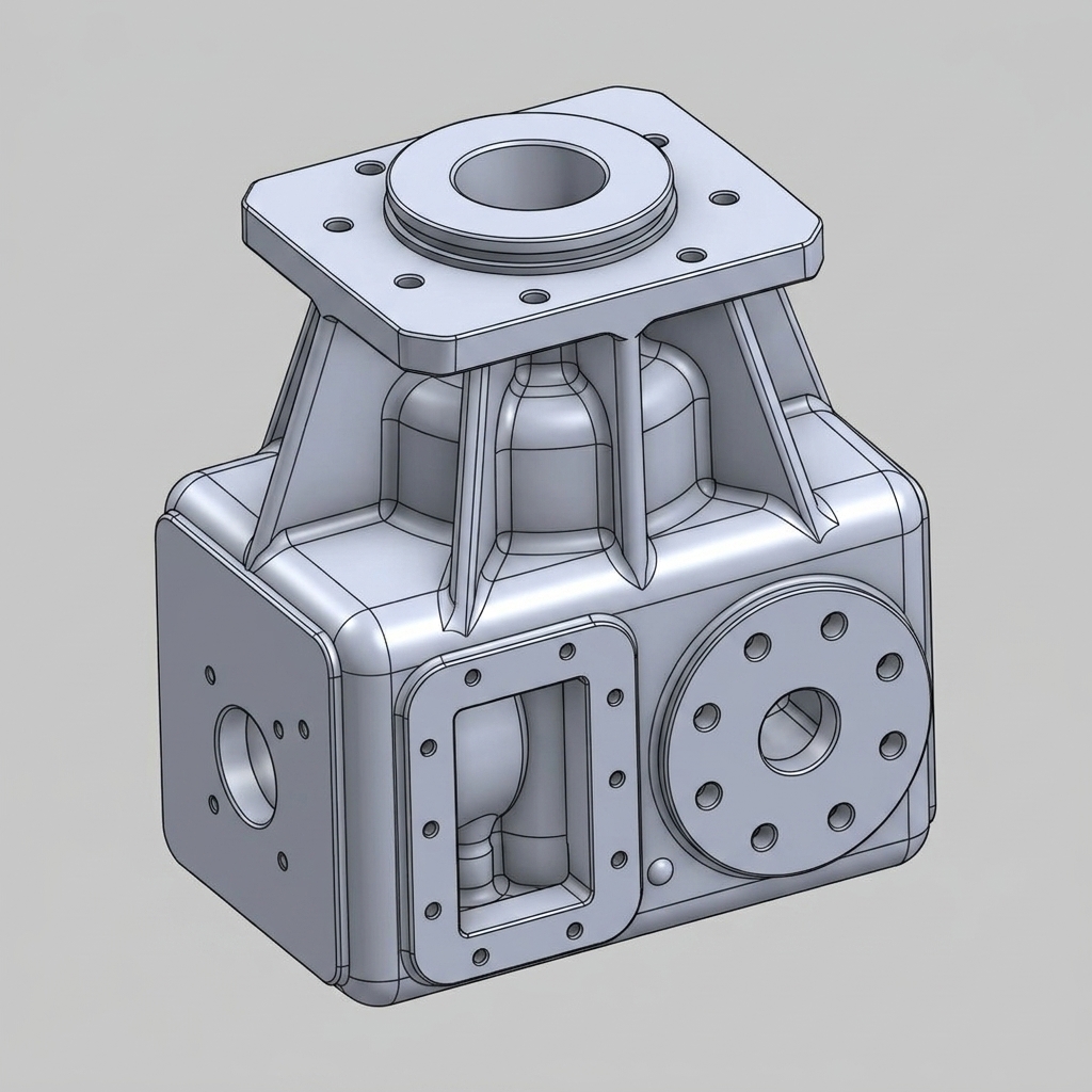 Reciprocating Compressor Housing – Multi-View Reconstruction